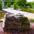 Wasser und Skulpturen Garten 1